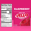 Jell-O Raspberry Artificially Flavored Gelatin Dessert Mix, Family Size, 6 oz Box