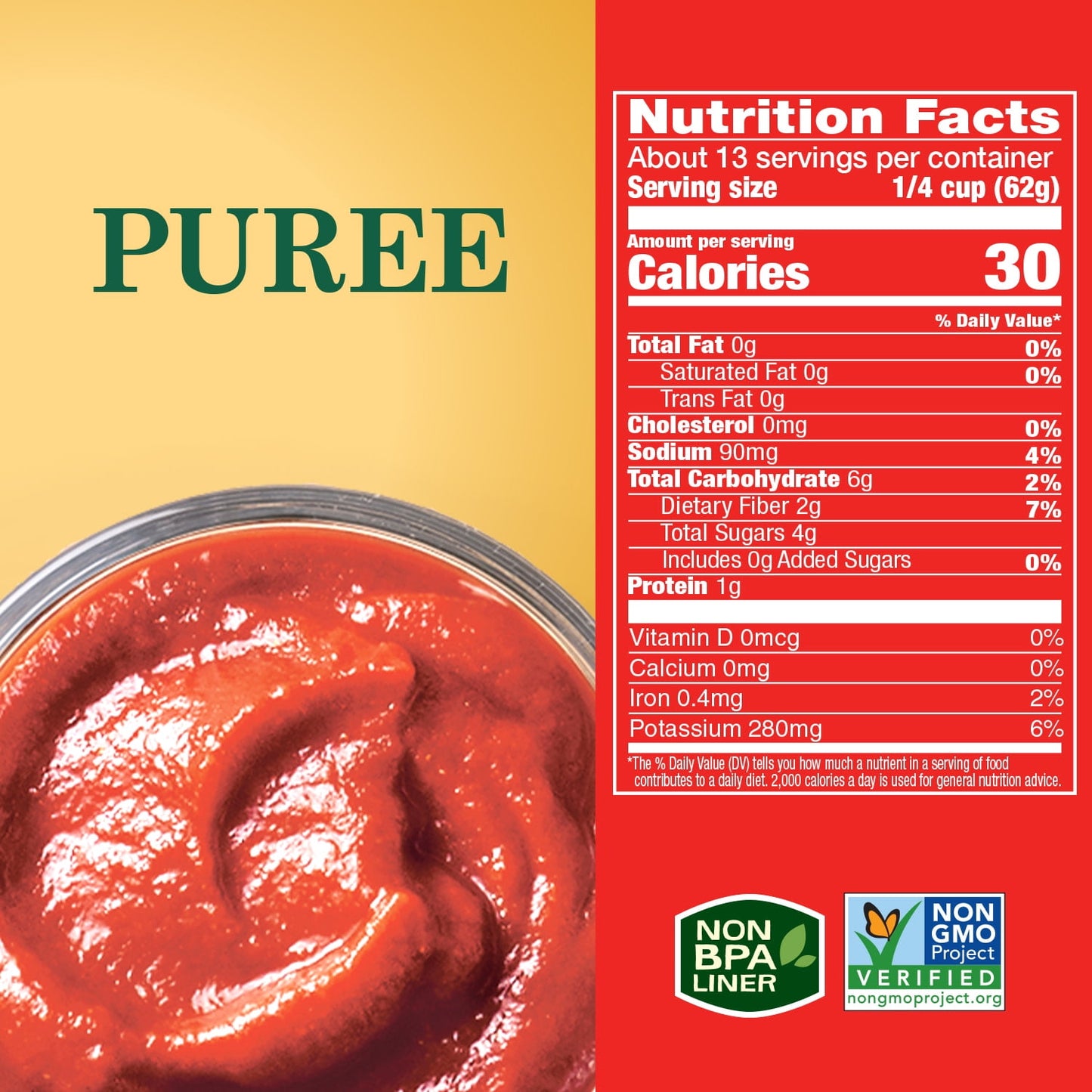 Hunt's Tomato Puree, 29 oz Can