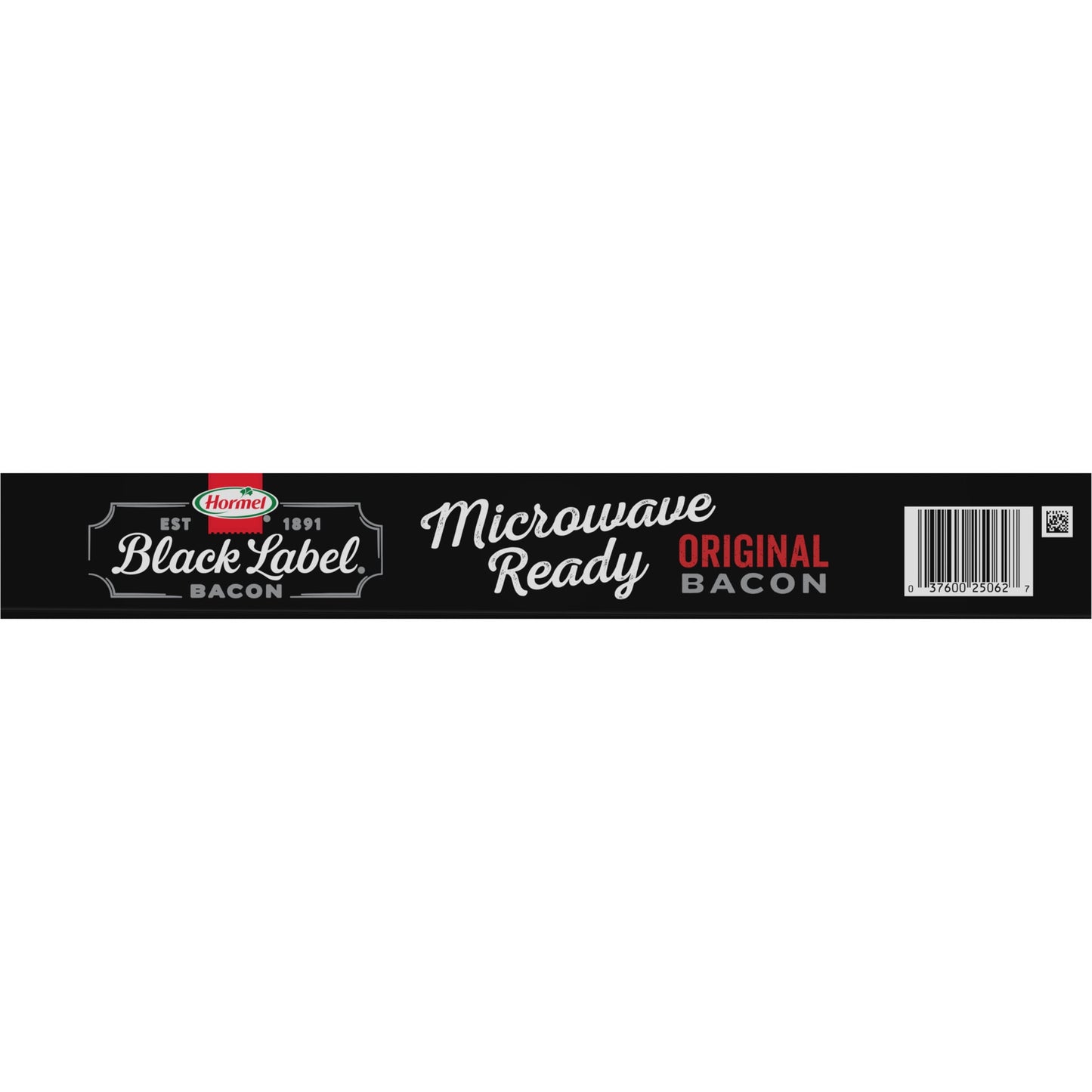 HORMEL BLACK LABEL Microwave Ready Pork Bacon, Gluten Free, 12 oz Plastic Pouch (4 Pouches per Pack)
