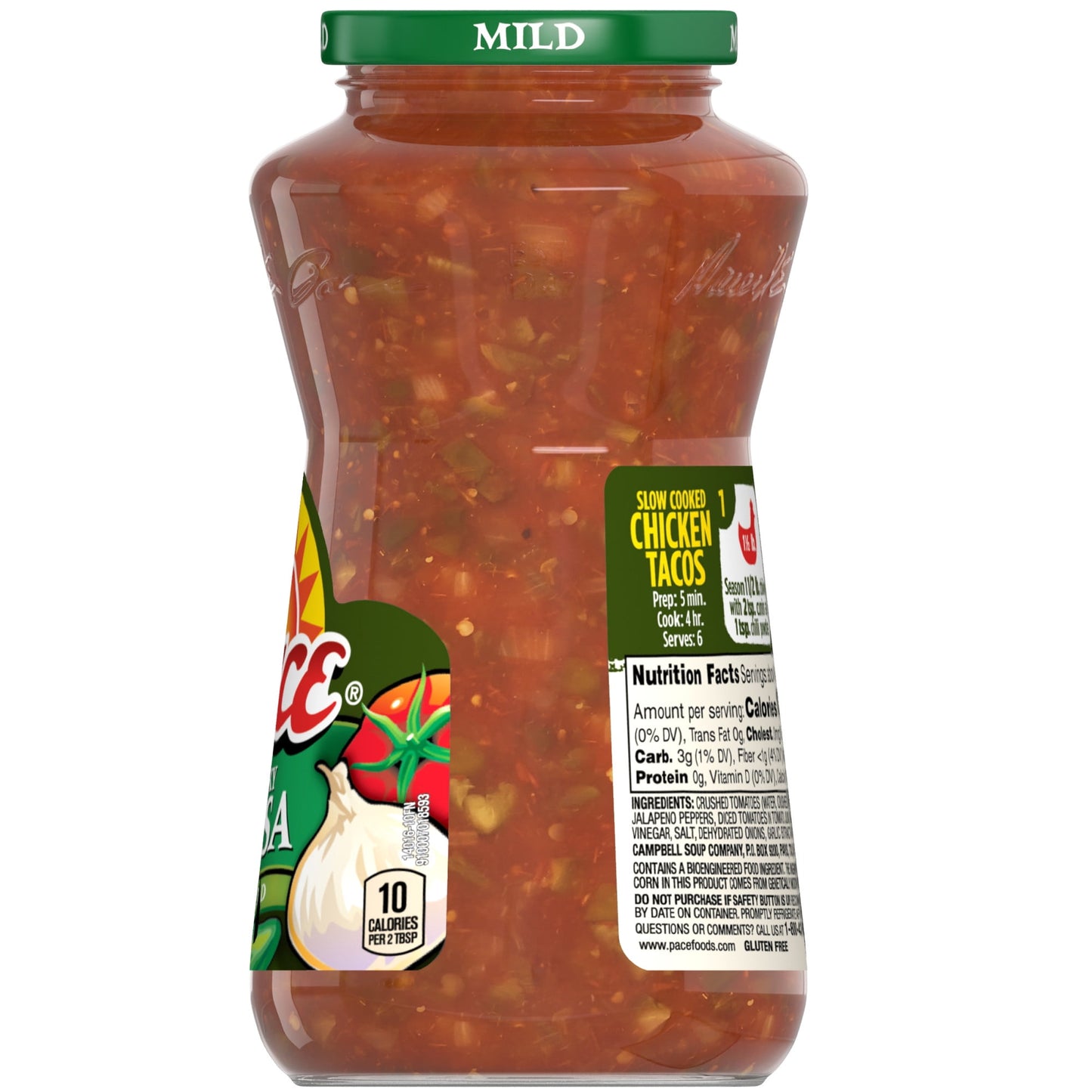 Pace Chunky Salsa, Mild, 16 oz Jar