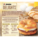 Jimmy Dean Delights Turkey Sausage, Egg White & Cheese Croissant Sandwiches, 19.2 oz, 4 Ct (Frozen)