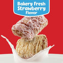 Kellogg's Frosted Mini-Wheats Strawberry Cold Breakfast Cereal, Family Size, 22 oz Box