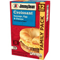 Jimmy Dean Sausage Egg & Cheese Croissant Sandwich, 54 oz, 12 Count (Frozen)