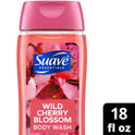 Suave Essentials Body Wash, Wild Cherry Blossom, All Skin Types, 18 oz