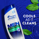 Head & Shoulders Mens Dandruff Shampoo, Refreshing Menthol, 20.7 oz