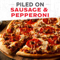 Jack's Frozen Pizza, Sausage and Pepperoni Thin Crust Pizza with Marinara Sauce, 15 oz (Frozen)