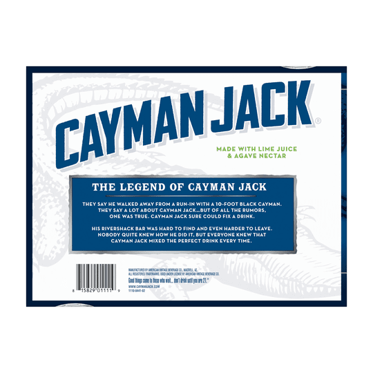 Cayman Jack Margarita, 12 Pack, 12 fl oz Cans, 5.8% ABV