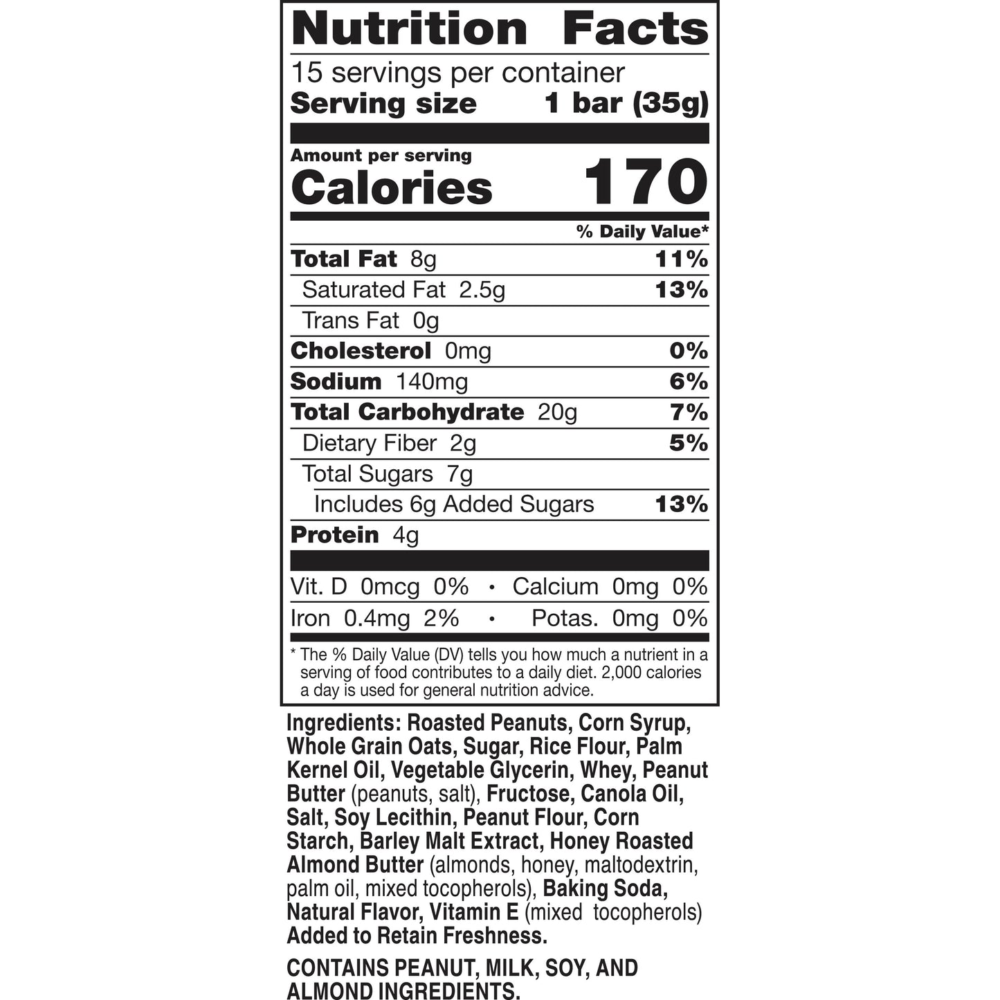 Nature Valley Granola Bars, Sweet and Salty Nut, Peanut, 15 Bars, 18 OZ