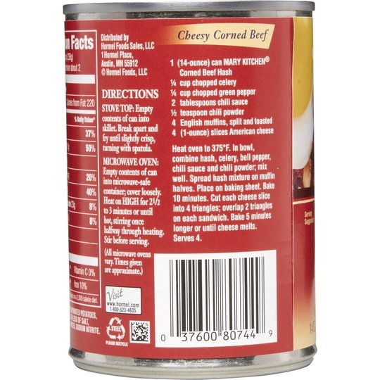 HORMEL MARY KITCHEN Corned Beef Hash 14 oz