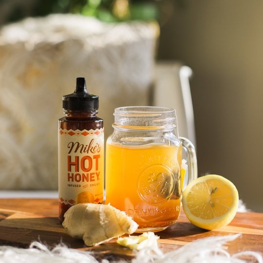 Mike's Hot Honey - Honey with a Kick, Sweetness & Heat, 100% Pure Honey, Shelf-Stable, Gluten-Free & Paleo, 12 oz Bottle