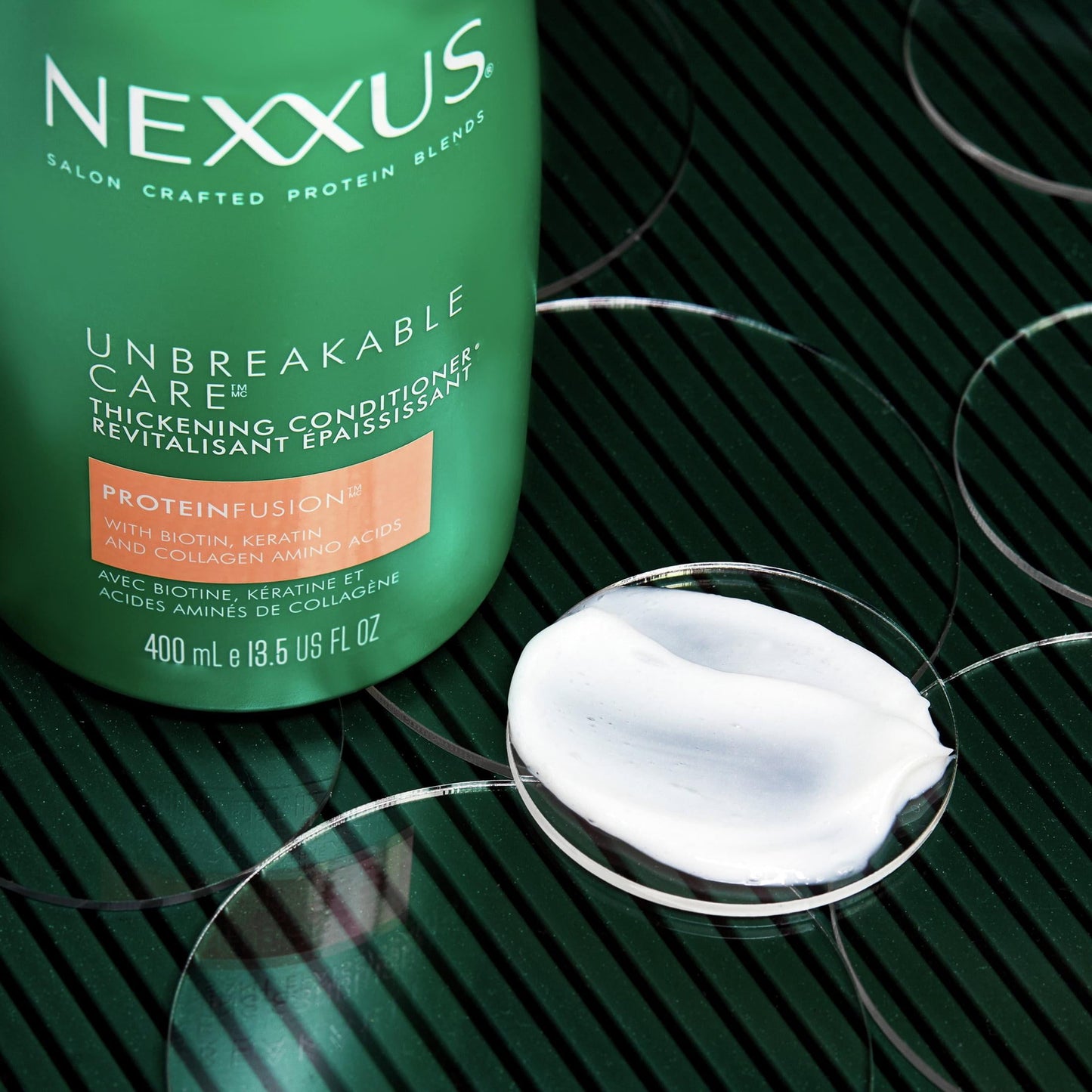 Nexxus Unbreakable Care Thickening Daily Conditioner for Thin Hair, Biotin and Keratin, 16.5 fl oz