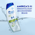 Head & Shoulders 2 in 1 Dandruff Shampoo and Conditioner, Green Apple, 12.5 oz