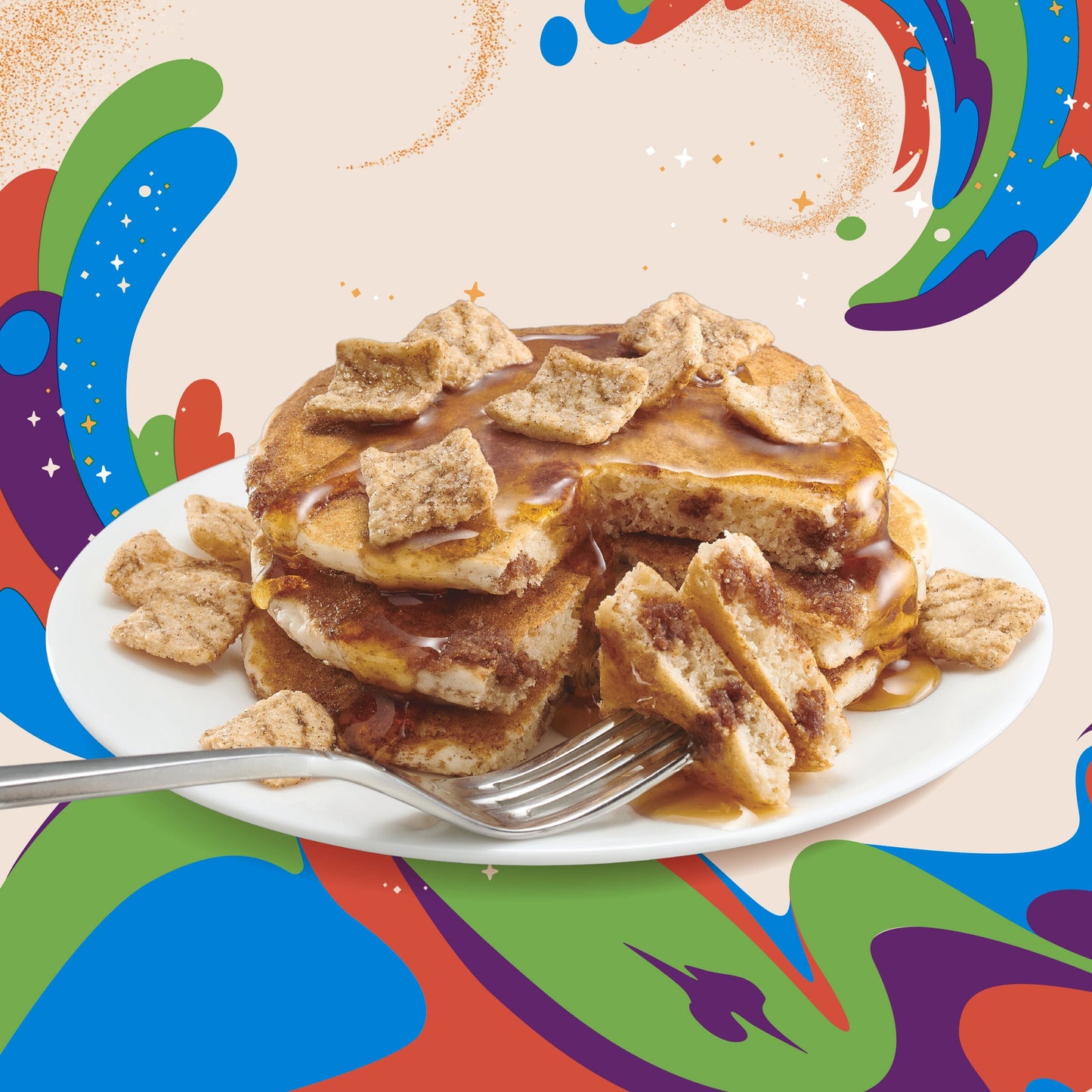 Betty Crocker Cinnamon Toast Crunch Pancake Kit, Baking Mix, 15.6 oz.