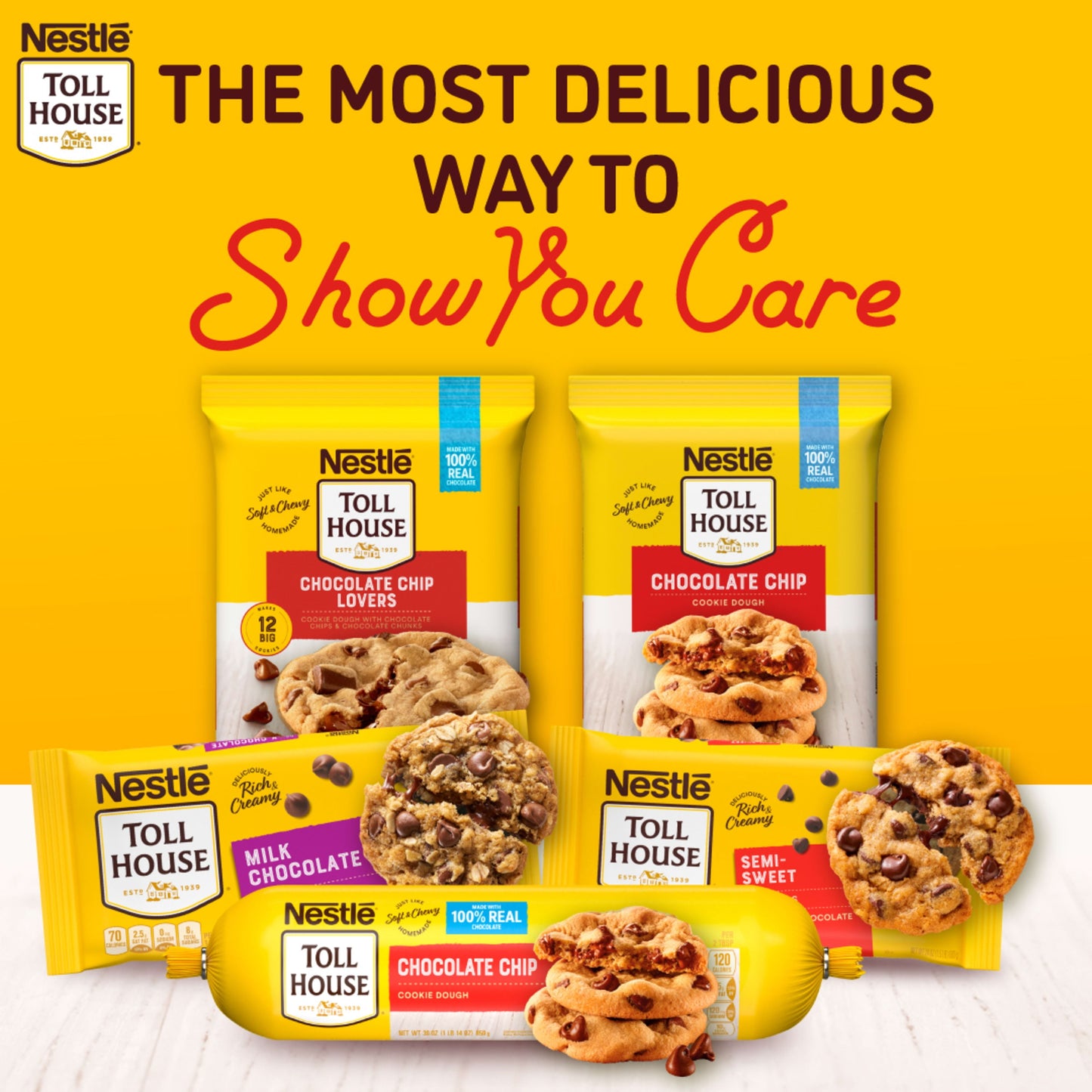Nestle Toll House Semi Sweet Chocolate Baking Chips, 12 oz Bag