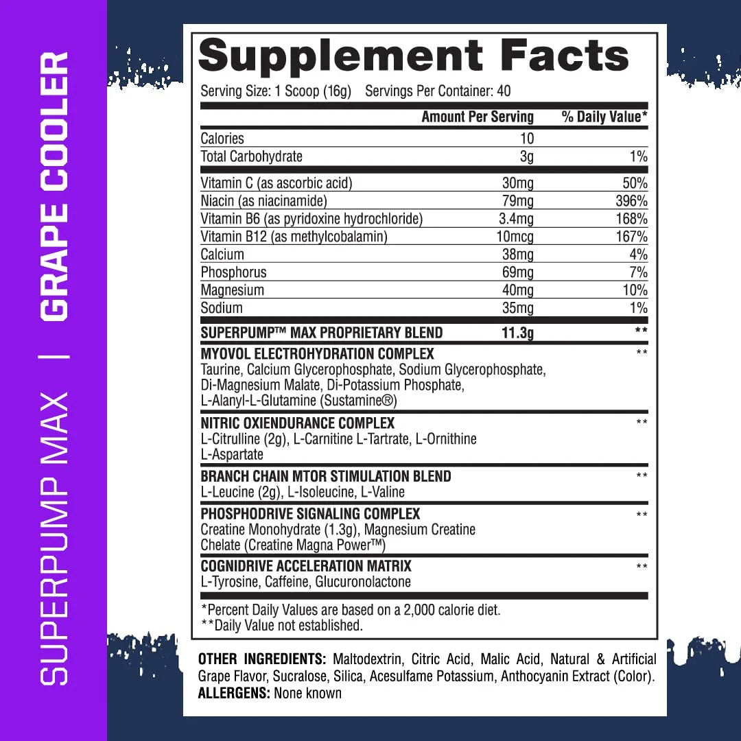 Gaspari Nutrition SuperPump Max 40 Servings