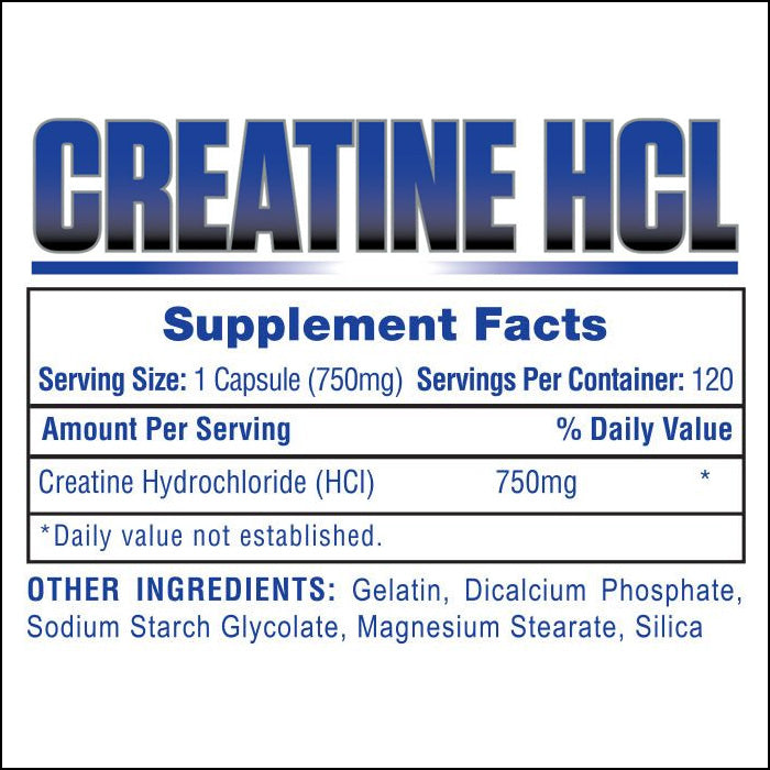 Hi-Tech Creatine HCL 120 Capsules