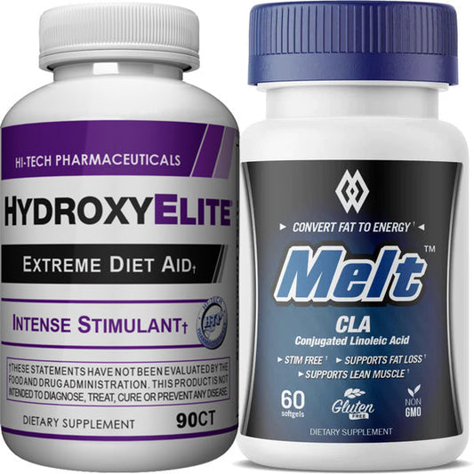 Hi-Tech HydroxyElite 90 Capsules & Melt CLA 60 Softgels