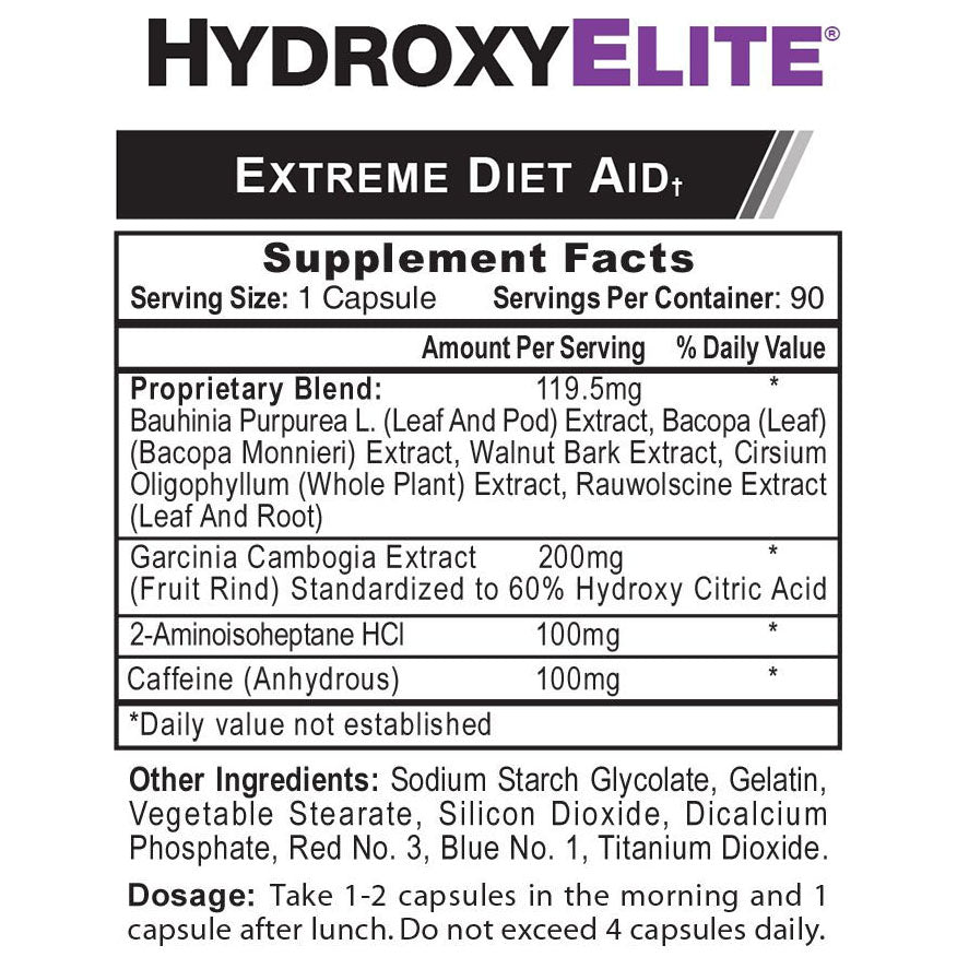 Hi-Tech HydroxyElite 90 Capsules