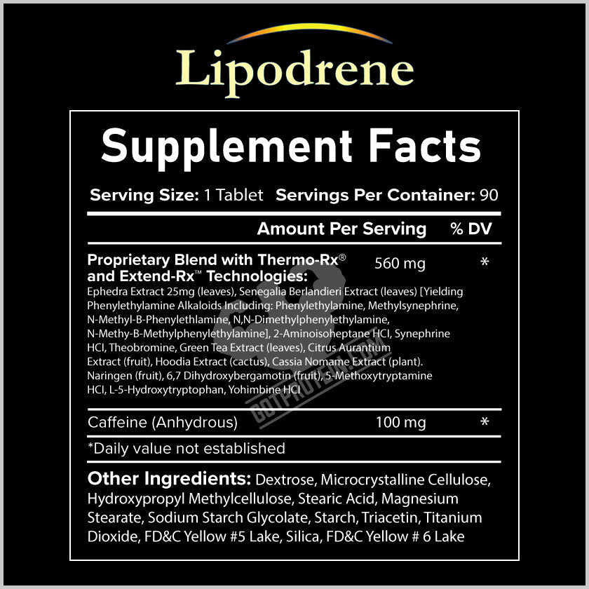 Hi-Tech Lipodrene 90 Tablets