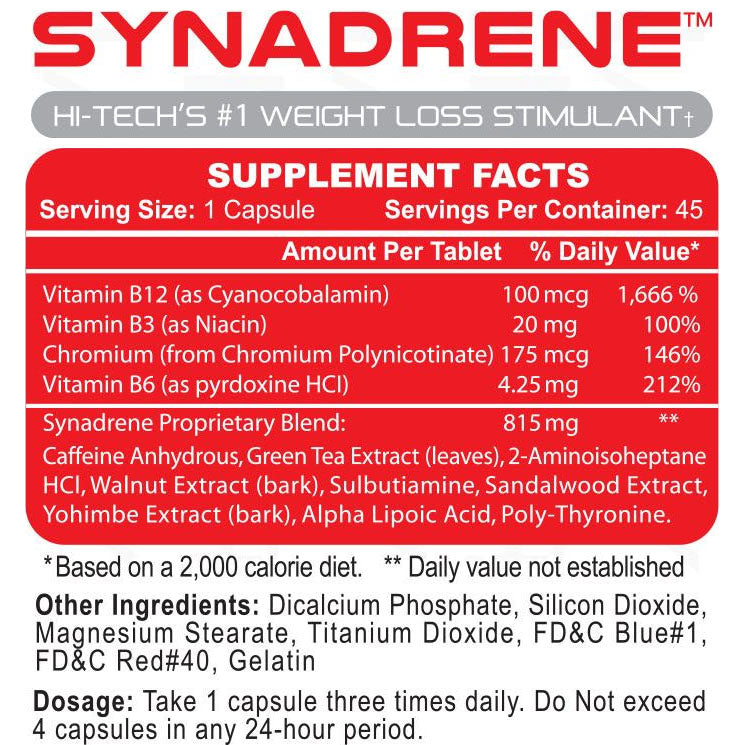 Hi-Tech Synadrene 45 Capsules