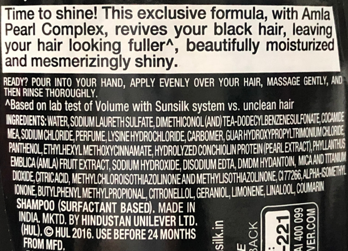 Stunning Black Shine Shampoo