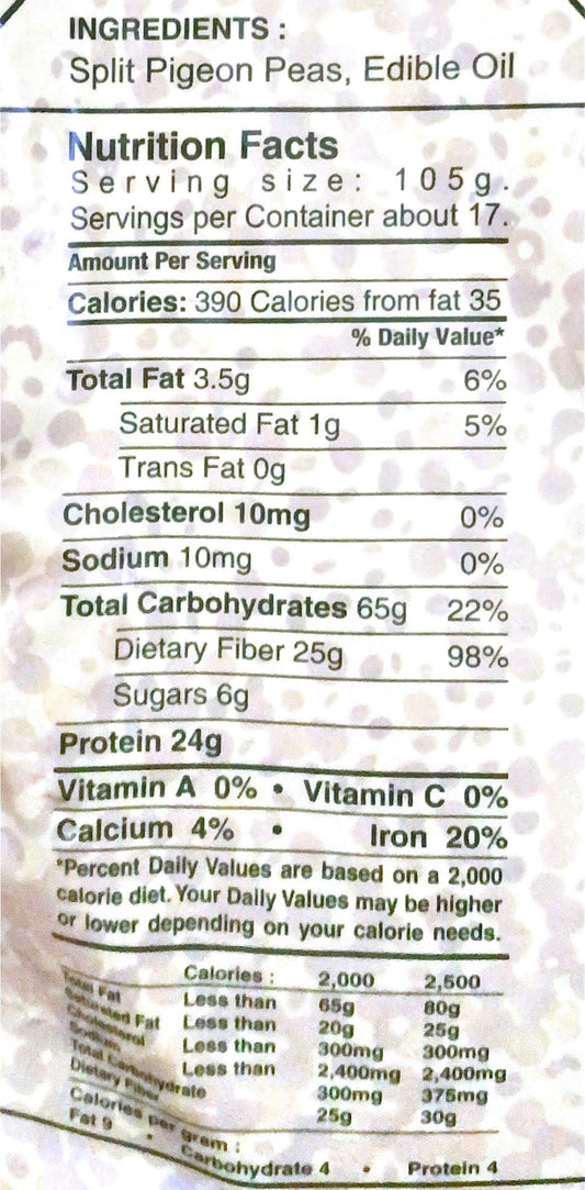 Toor Dal Oily