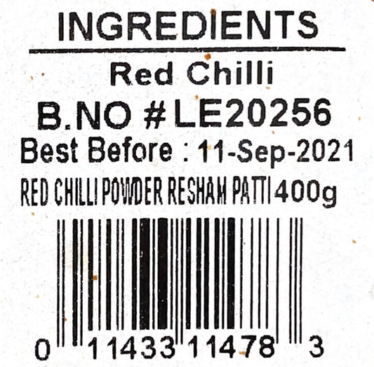 Red Chilli Powder Reshampatti