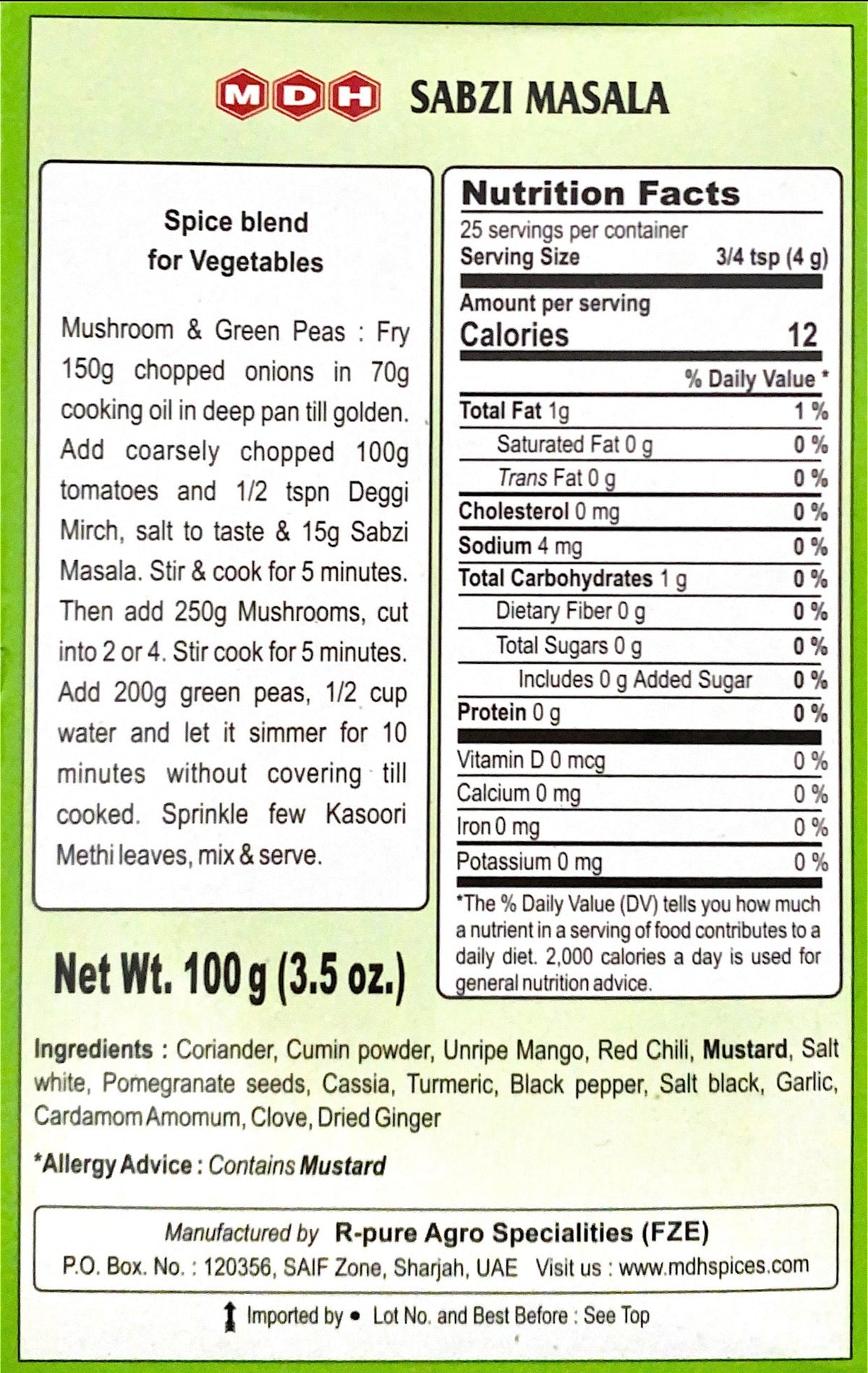Sabzi Masala