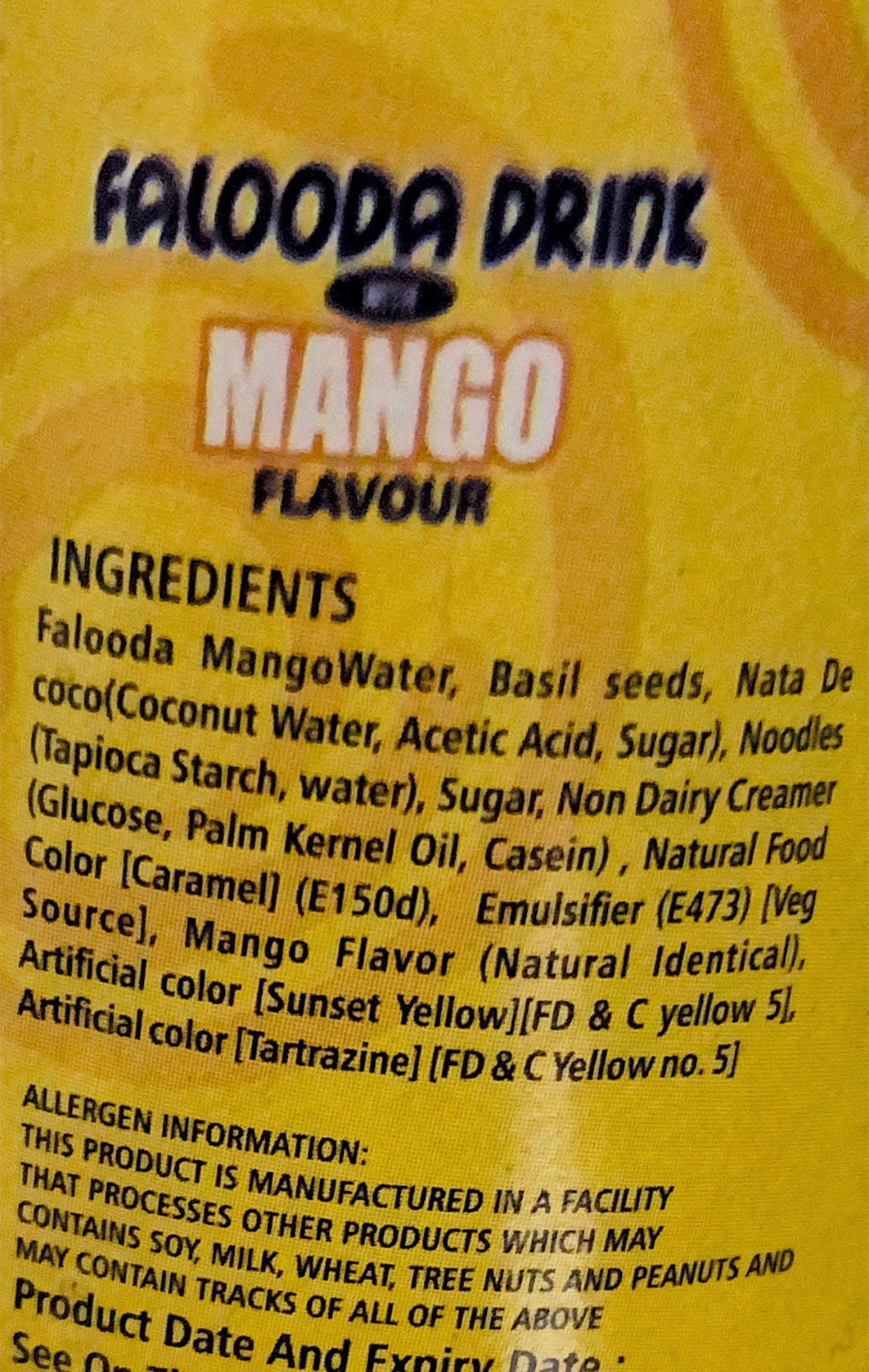 Falooda Drink Mango Flavour