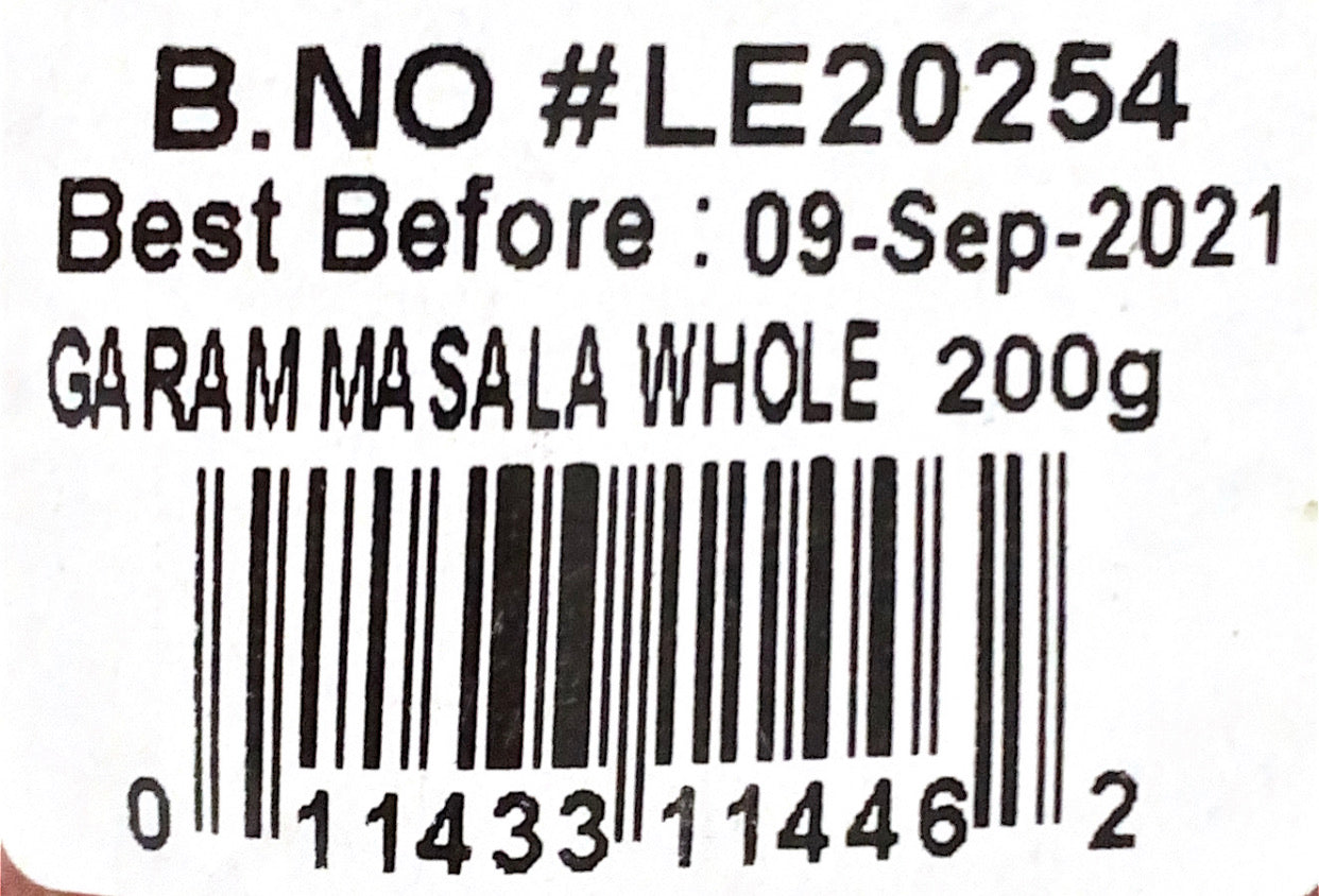 Garam Masala Whole