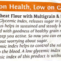 Low GI Whole Wheat Flour
