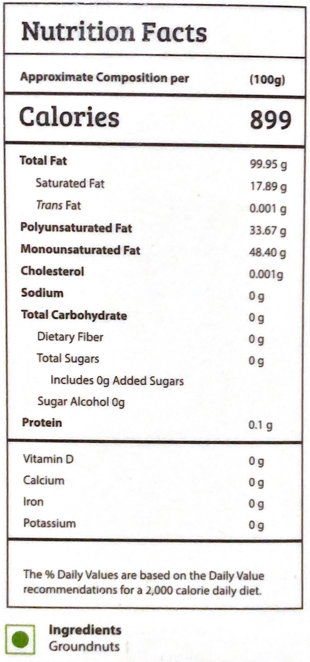 Groundnut Oil