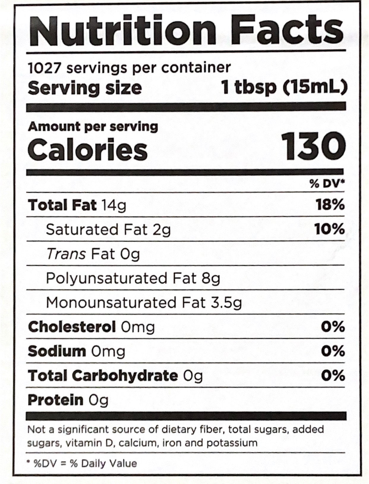 Vegetable Oil