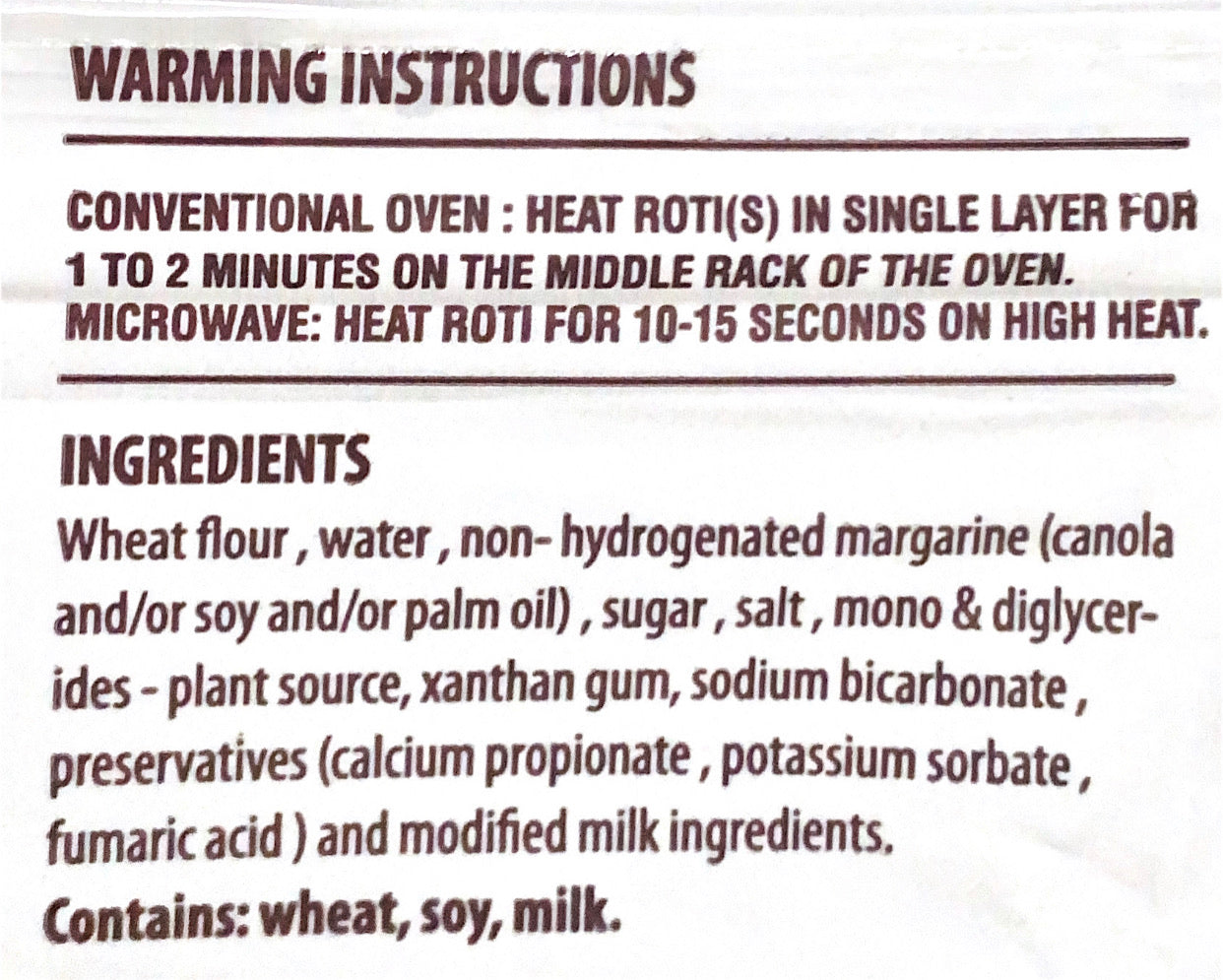Rumali Roti Plain