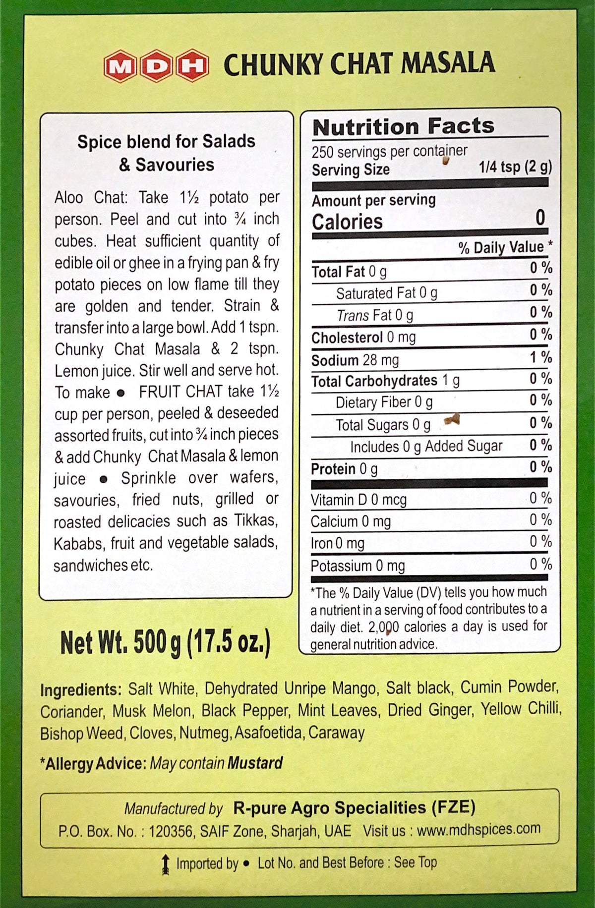 Chunky Chat Masala