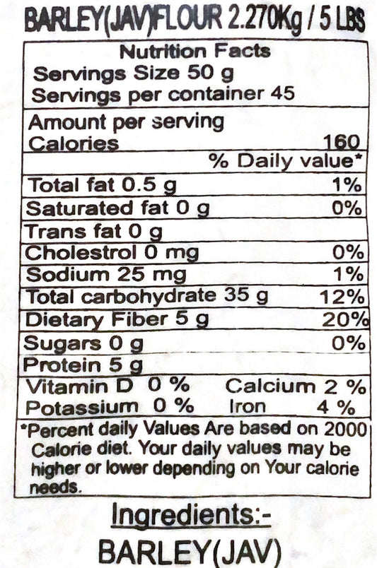 Barley (Jav) Flour