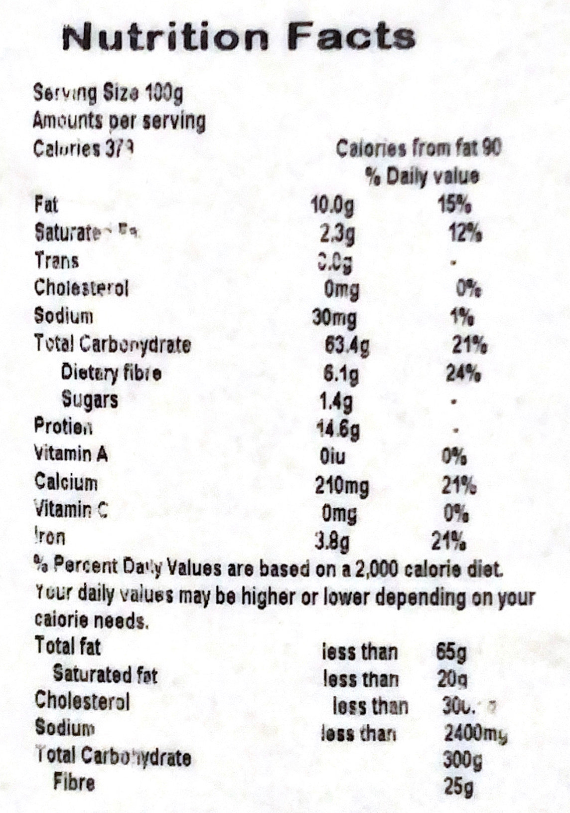 Ondhwa Flour