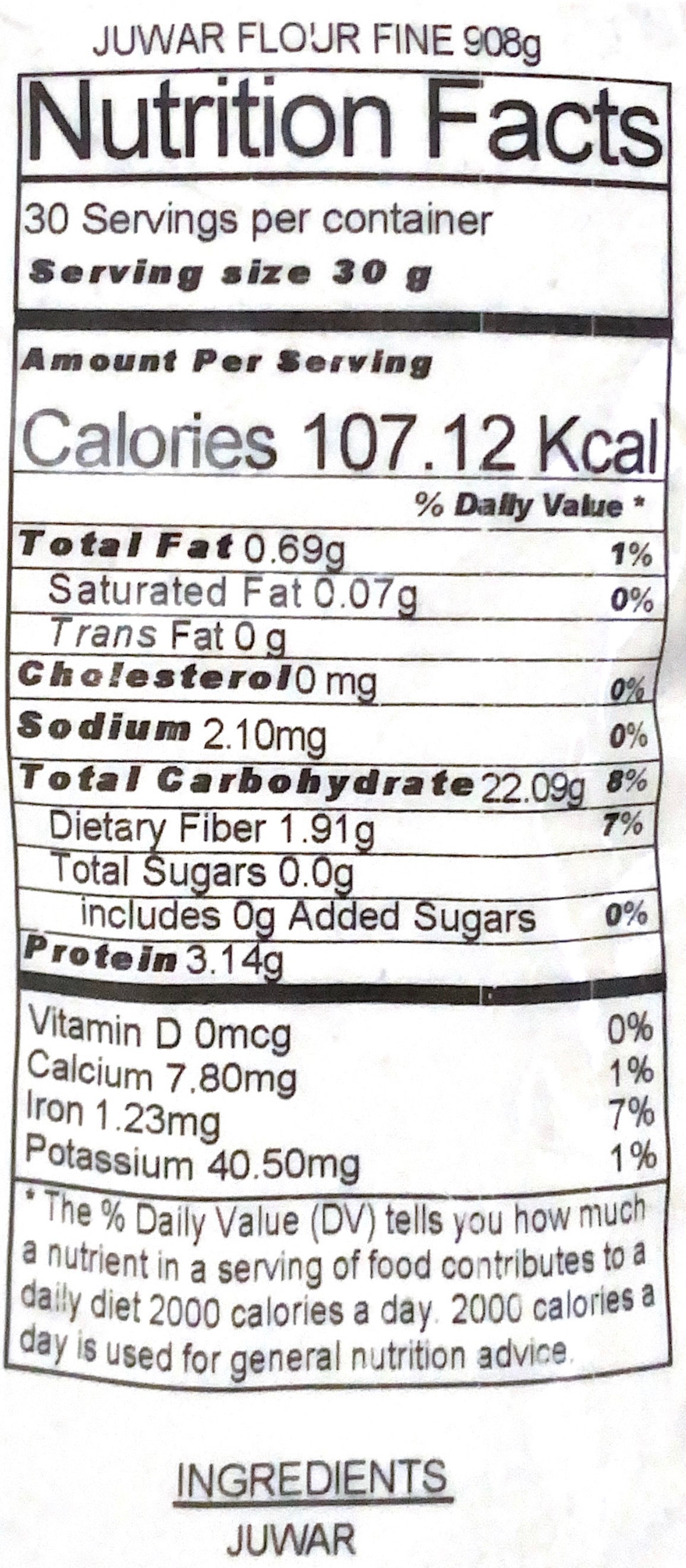 Juwar Flour Fine