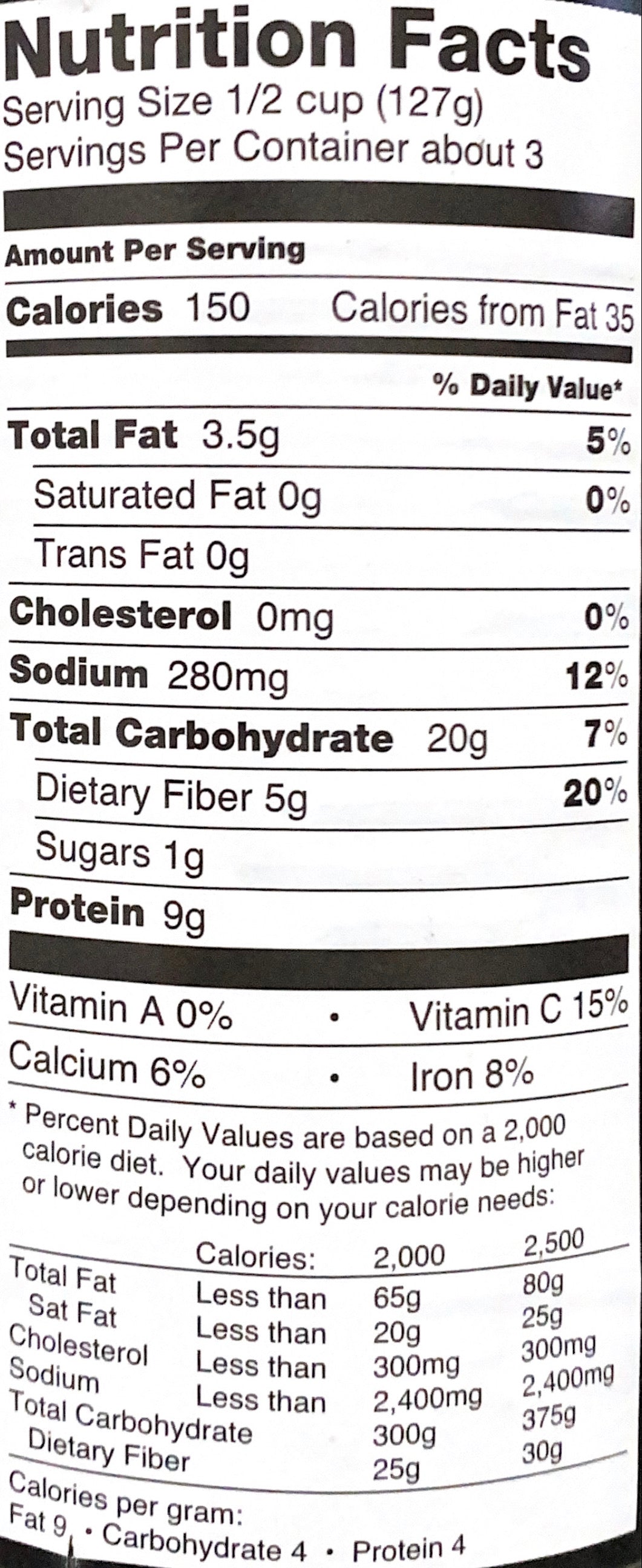 Chick Peas in Salted Water