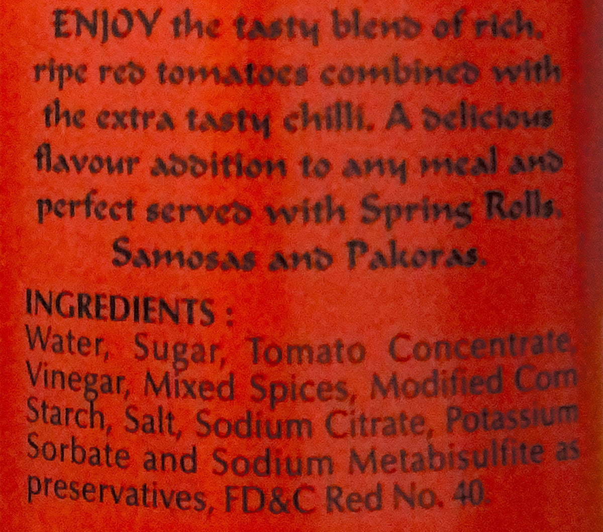 Hot & Spicy Sauce