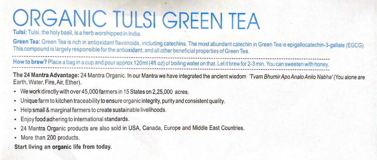 Tulsi Green Tea