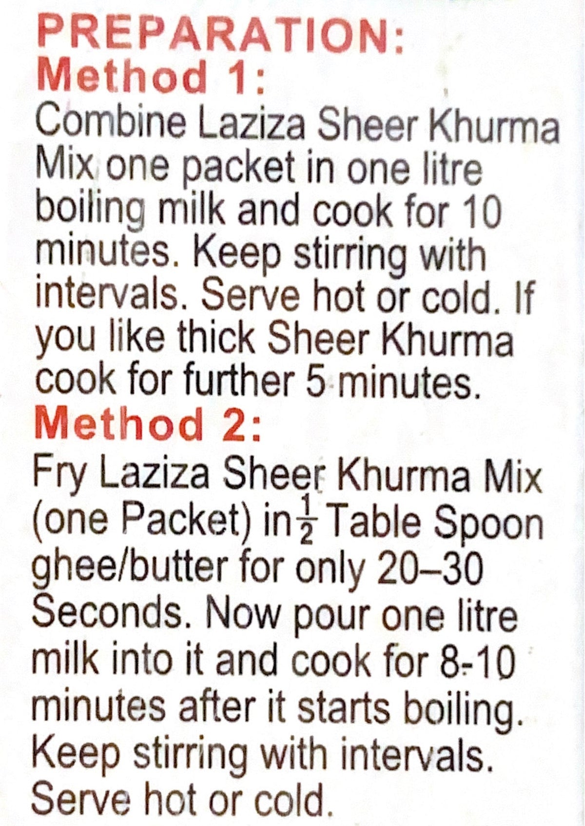 Sheer Khurma Mix