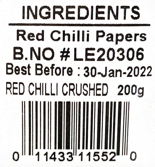 Red Chilli Crushed