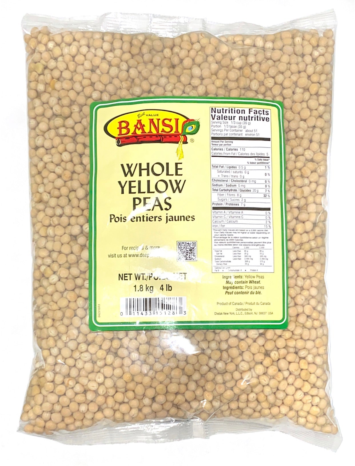 Whole Yellow Peas