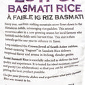 Low GI Basmati Rice