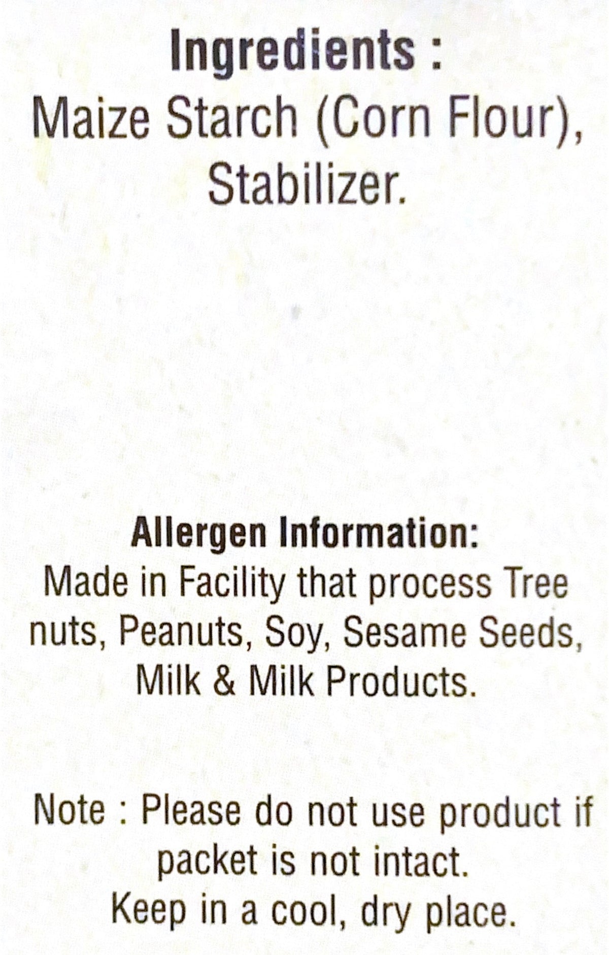 Plain Custard Powder