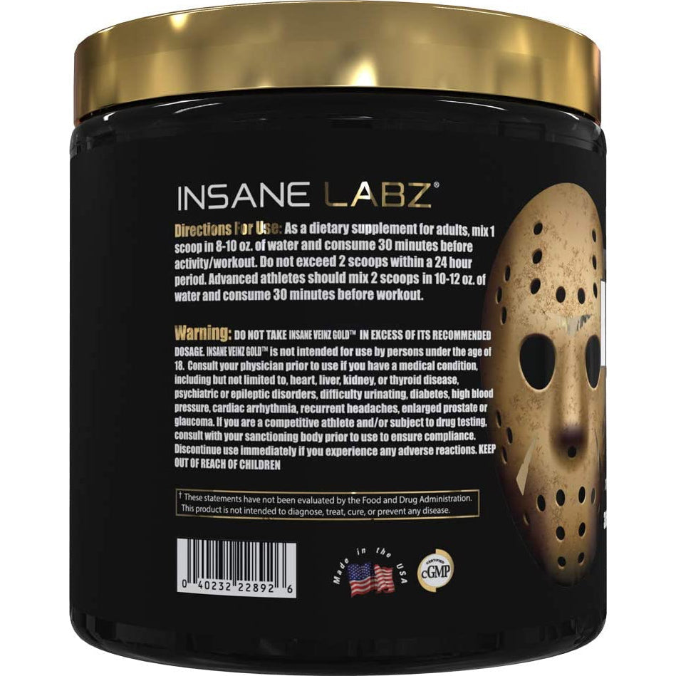Insane Labz Insane Veinz Gold 30 Servings