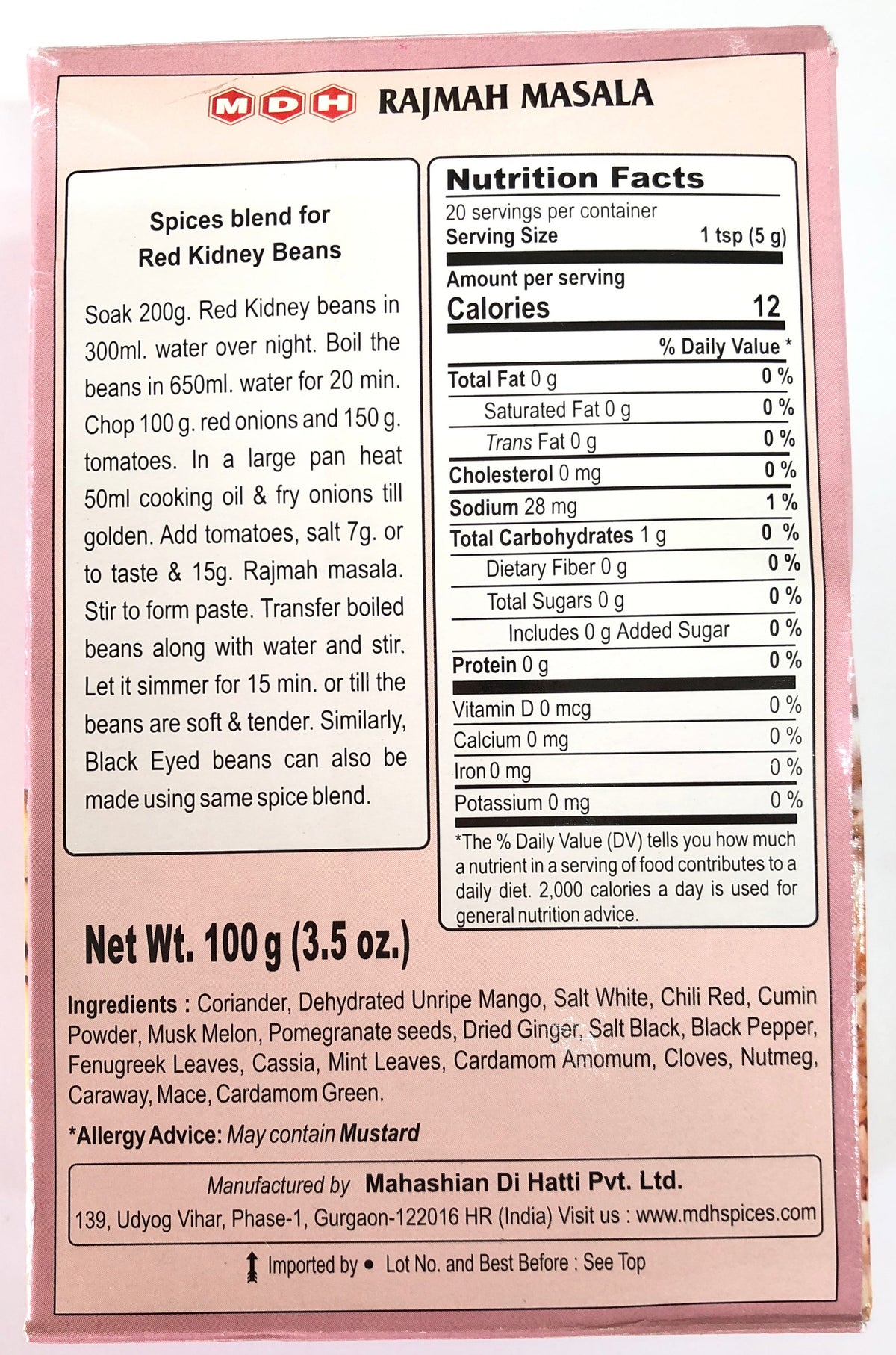 Rajmah Masala