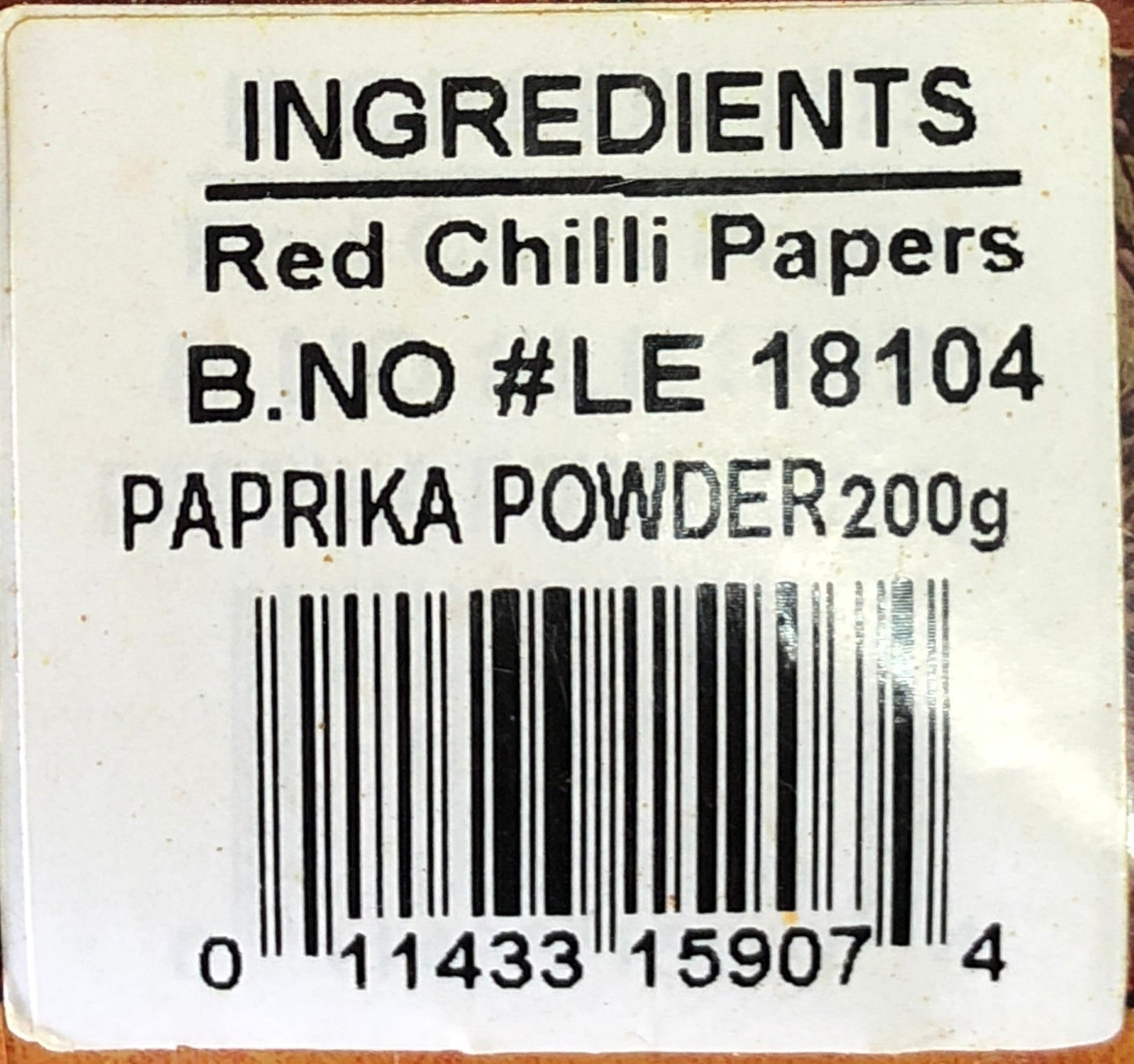 Paprika Powder