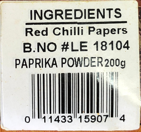 Paprika Powder